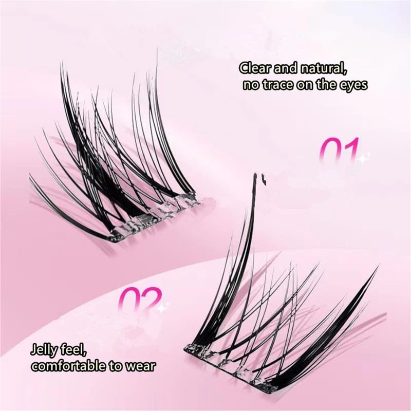 segmented Self Adhesive Eyelashes Tape（200）, Strong-Hold False Lashes Adhesive Strips