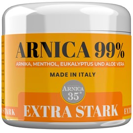 Arnica 35 Arnica Gel 99% Extra Strong, Cooling Effect, 500 ml, Relieves Tired Muscles and Joints, Soothing and Relaxing, with Menthol, Eucalyptus and Aloe Vera, Made in Italy