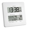 TFA Dostmann Digital Wall Clock with Radio-Controlled Clock Temperature Display