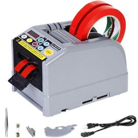 Automatic Tape Dispenser Ribbon Cutting Machine, 39" MAX Cutting Length, Electric Tape Cutting Machine 2.36" Width Tapes, Manual & Auto Modes