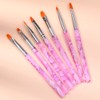 Gel Nails Brushes,7-Piece Sculpting Pencil Multifunctional Gel Nail Art Tool
