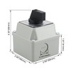 Baomain Universal Rotary Changeover Switch SZW26-20/D202.2D with Master Switch Exterior