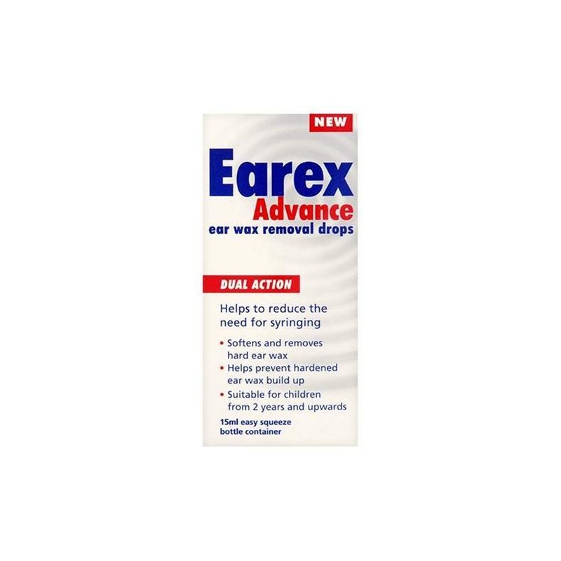 Earex Advance Ear Wax Removal Drops With Dual Action 12ml
