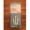 Monogram 200 Count INDIVIDUALLY WRAPPED Compostable 7.75" Straight Straws -
