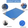 WLHFDC Picnic Blanket with 4 Attachment Corners, Ultralight Portable Beach