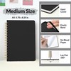 SUNEE Journaling Notebooks, A5 Lined Spiral Notebook for Women, 146