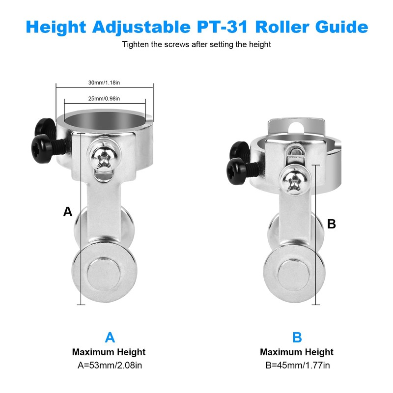 Reboot 2PCS PT-31 Plasma Cutter Roller Guide Wheel Spacer Circle