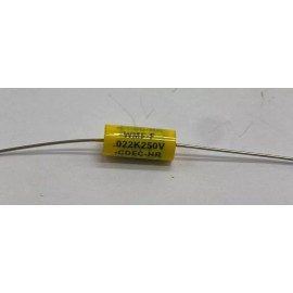 WMF-F metalized polyester film capacitor axial lead 0.022uf/250v