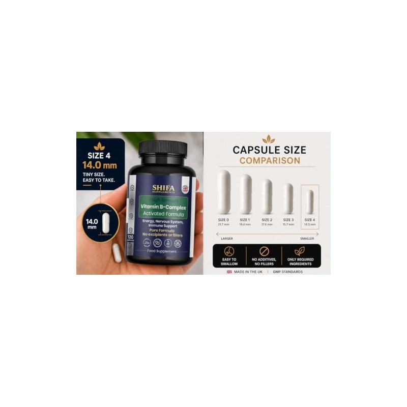 Activated B-Complex + L-Serine, N-Acetyl L-Cysteine Advanced Formula 120 Vegan