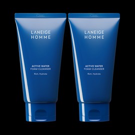 Laneige [라네즈][2입] 옴므 액티브 워터 폼클렌저 [Laneige] [2-pack] Homme Active Water Foam Cleanser