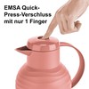 Emsa Samba N4010700 Insulated jug, Plastic Glass, 1 Liter, Wave