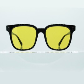 SURF MONKEY TR90 Polarized Sunglasses for Men and Women Adult, Black / clear