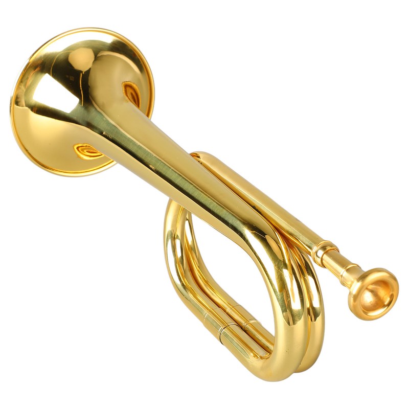 Military Style Trumpet C Key Brass Easy to Play Trumpet