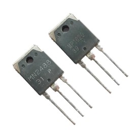 Bridgold 2pcs (1pcs MP1620+1pcs MN2488) PNP NPN Darlington Sounds Power Transistor 150V 10A 15W,TO-3PN.