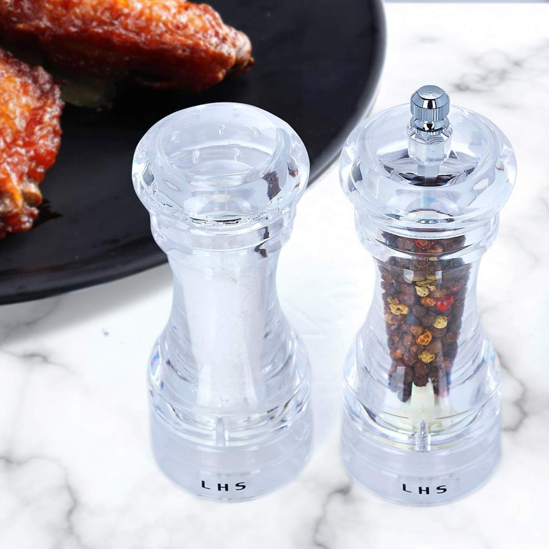 LHS Pepper Mill and Salt Shaker Set of 2 Salt