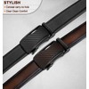 KEMISANT Mens Ratchet Belt 2 Units,Sliding Belt For Gift Mens