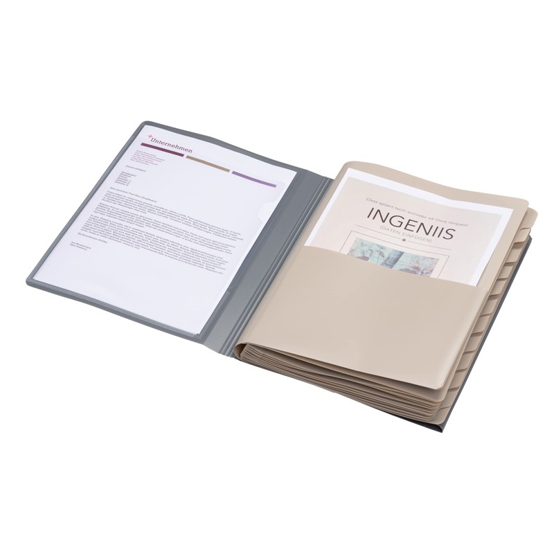 Elba 400033686 A4 Business File Folders, Polypropylene, 12 Tabs /