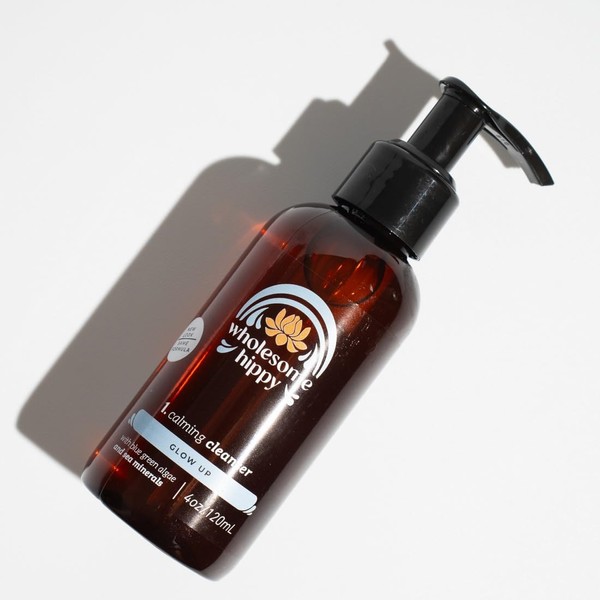 WHOLESOME HIPPY Sea Minerals Blue Green Algae Face Wash 4oz