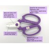 Flower Scissors Hand Creation F-170 limited color Royal Purple