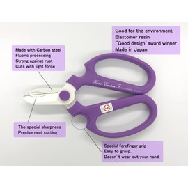 Flower Scissors Hand Creation F-170 limited color Royal Purple