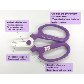 Flower Scissors Hand Creation F-170 limited color Royal Purple