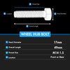 BRECAVE 20PCS Front Wheel Stud Lug Bolt M14-1.5 for Benz