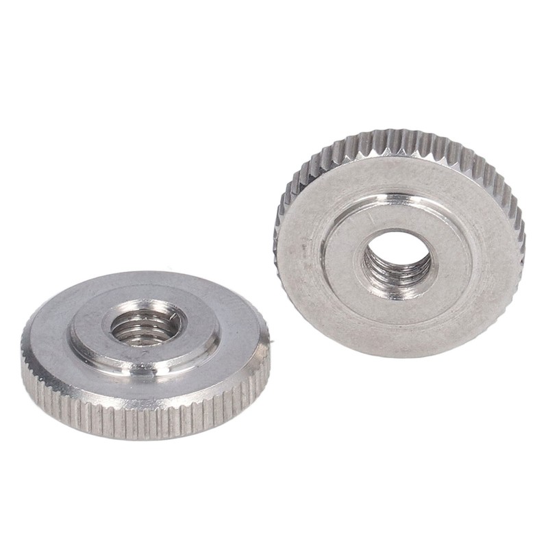 Knurled Thumb Nut 304 Stainless Steel Knurled Flat Head Through