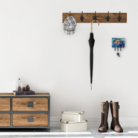 Caroline's Treasures Striped Bass Leash or Key Holder Wall Hooks, Key Hooks Holder, Coat Rack Wall Mount, Coat Hooks, Hooks for Hanging Keys, Towels, Aprons, Leashes