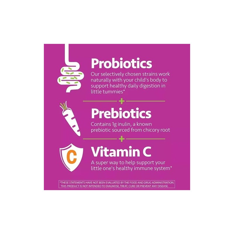Up4 Probioticos Para Niños Apoyo Inmune Vitamina C 30gomitas