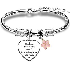 TTOVEN Granddaughter Gifts from Nan Granddaughter Bracelet Granddaughter Birthday Gifts