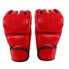 Adult Boxing Gloves Half Finger Open Palm Gloves for Kickboxing
