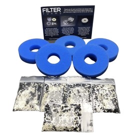 Filter Foams 5 x Biorb Compatible with Biorb Anti Algae Service Kit Refills for all models and sizes
