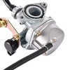 GOOFIT PZ19 19mm Carburetor Carb with Cable Choke for 50cc