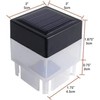 Solar LED 2In x 2In(5cm x 5cm) Fence Post Cap