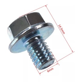 Unbranded 10pcs Recoil Starter Bolt for Honda GX140 GX160 GX200 GX240 GX270 GX340 GX390 US