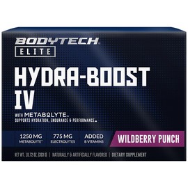 Hydra-Boost IV with Metabolyte - Supports Hydration & Endurance - Wildberry Punch (16 Single-Serve Packs)
