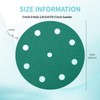 60-Pack 5 Inch 9 Hole 120 Grit Sanding Discs, Heavy-Duty