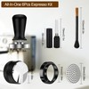 6 PCS Espresso Tools Set,Espresso Tamper,Coffee Distributor,Puck Screen,Dosing Funnel,Coffee Brush