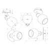 Trio Leuchten 824810107 LED Spotlight Nickel Including 1x E14 4