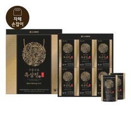 Retune LG설식품선물세트 리튠 구증구포 흑삼진 골드 50ML24포 LG Health Food Gift Set Ritune Black Ginseng Gold 50ML 24 Packs