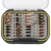 64 Pcs Fly Fishing Flies Stainless Steel Colorful Fishing Lure