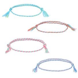 PERSENTU 5PCS Ankle Bracelets for Women, Fashion Beach Anklet, Surfer Anklet Unisex Layered Adjustable Anklet Foot Chain Accessories for Women and Men