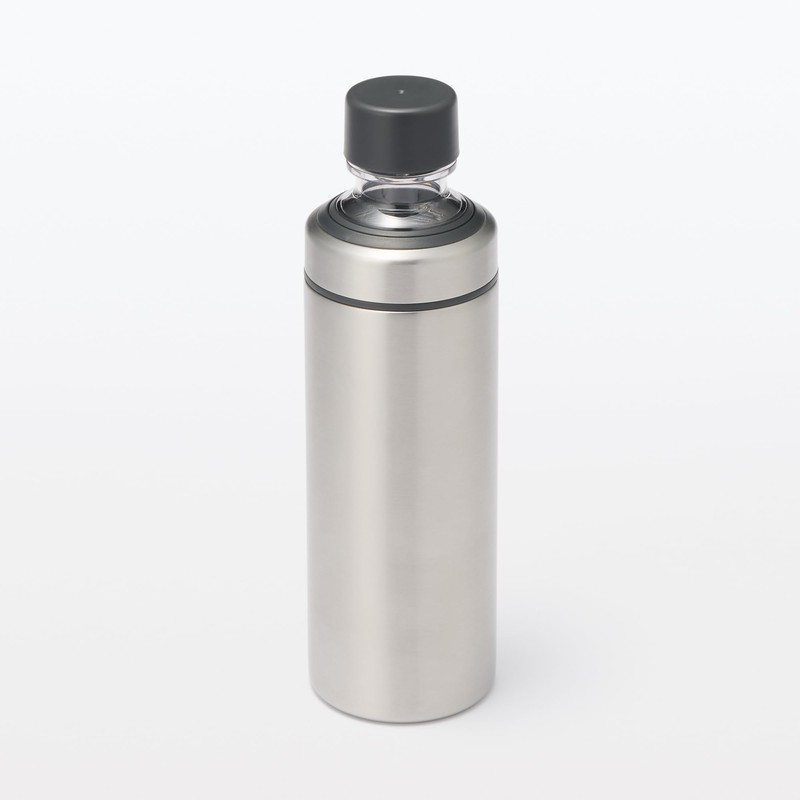 MUJI 12728351 Carbonated Insulated Bottle, 23.1 fl oz (600 ml),