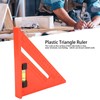 Triangle Ruler，Plastic Composite Speed Square Layout Tool, Triangle Ruler 45