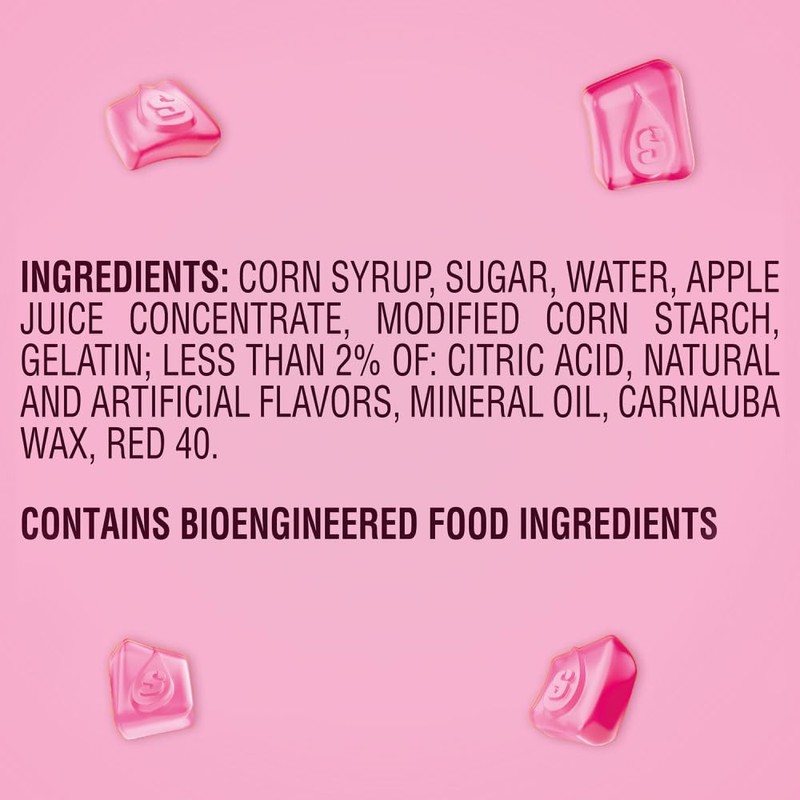 STARBURST Gummies All Pink Gummy Candy, 5 oz Bag, Pink