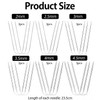 18 Pcs Stainless Steel Circular Knitting Needles Set, Crazy Trio