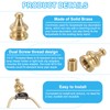 PATIKIL 17 x 23mm Lamp Finials Caps Knob, 2 Set