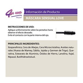 Prosa Rimel Mascara Pestañas Sensual Love Prosa 4 en 1 Original