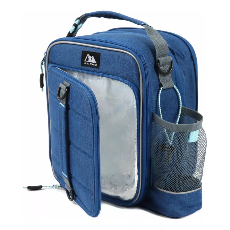 AZpro Lonchera Expandible Botella 650ml 2 Toppers Icepack Azpro