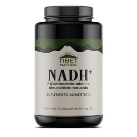 NADH+ Nicotinamida con Citrato de Magnesio y Colágeno Hidrolizado - 30 Cápsulas - Suplemento Alimenticio Antioxidante - Nicotinamida Adenina Dinucleótido Reducido